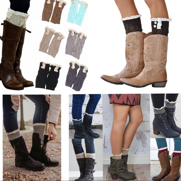 🔥2 for20$🔥⚡️🆕Crochet Boot Cuffs⚡️ - Picture 3 of 15